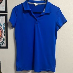 Under Armour Royal Blue Girls Golf Polo